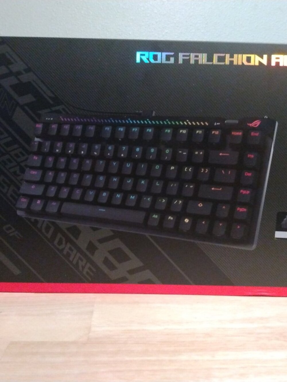 ASUS - ROG Falchion Ace 75% Wired Magnetic Hall Effect RGB Gaming Keyboard with